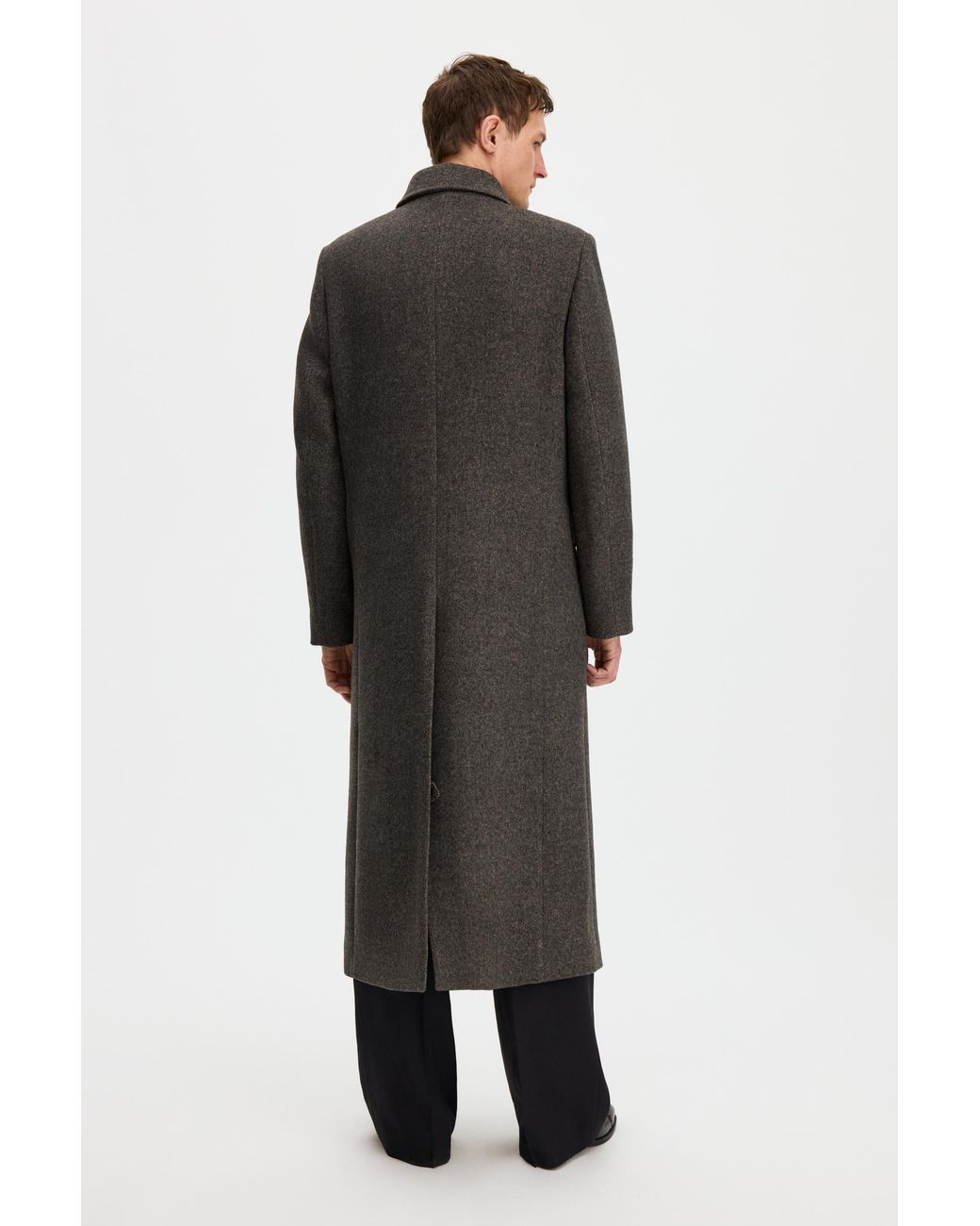Filippa K Black Damian Twill Coat for men