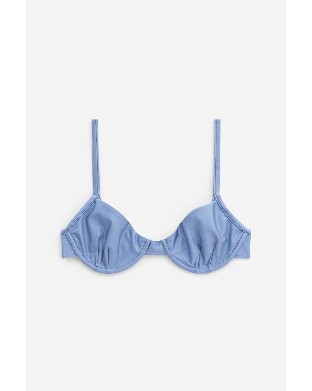 Filippa K Blue Underwire Bikini Top