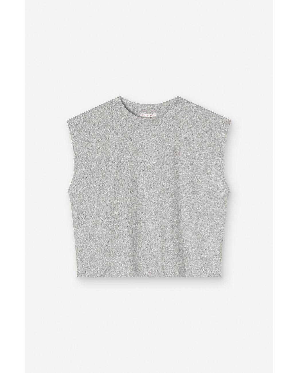 Filippa K Gray Cotton Muscle Tank