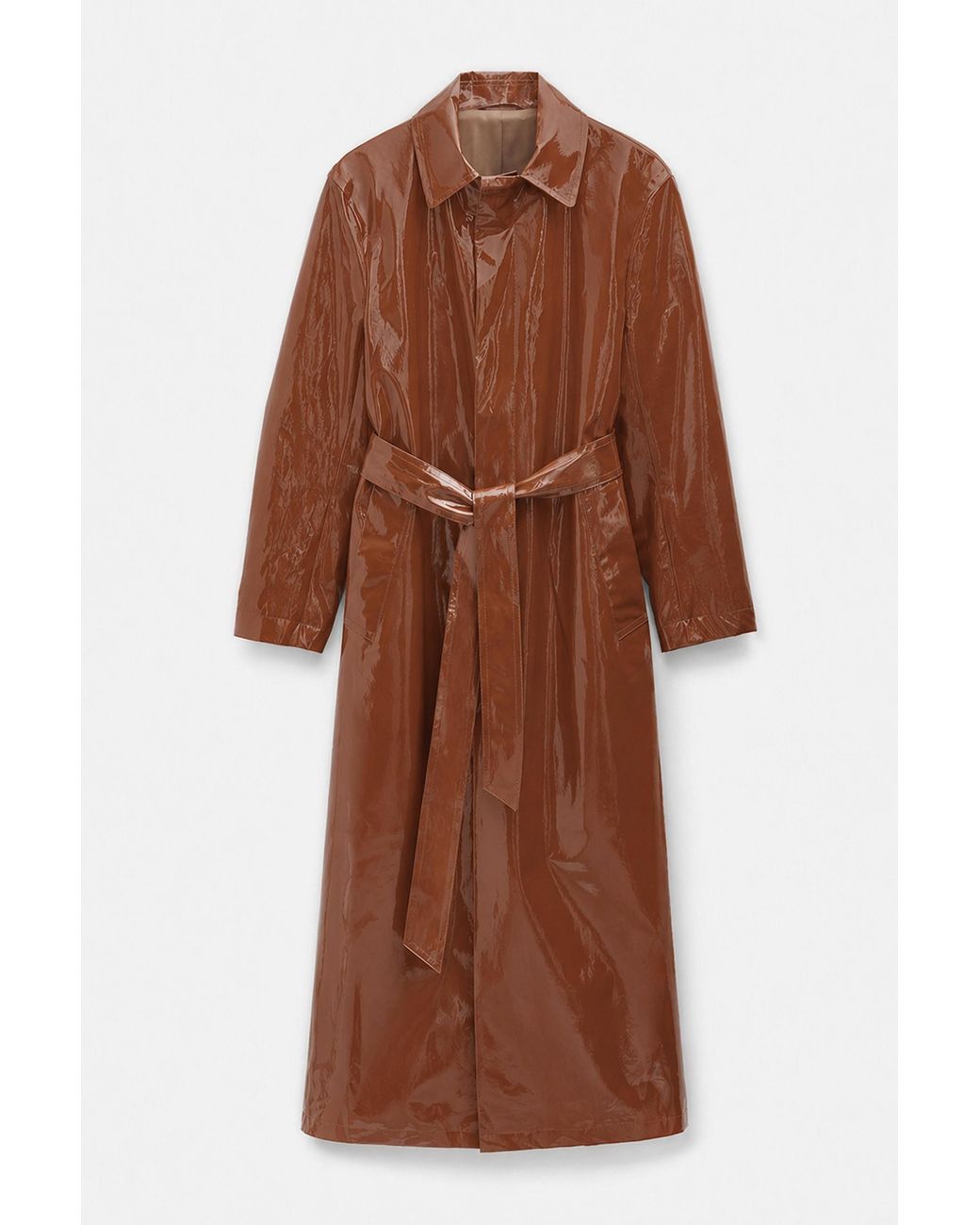 Filippa K Brown Long Car Coat