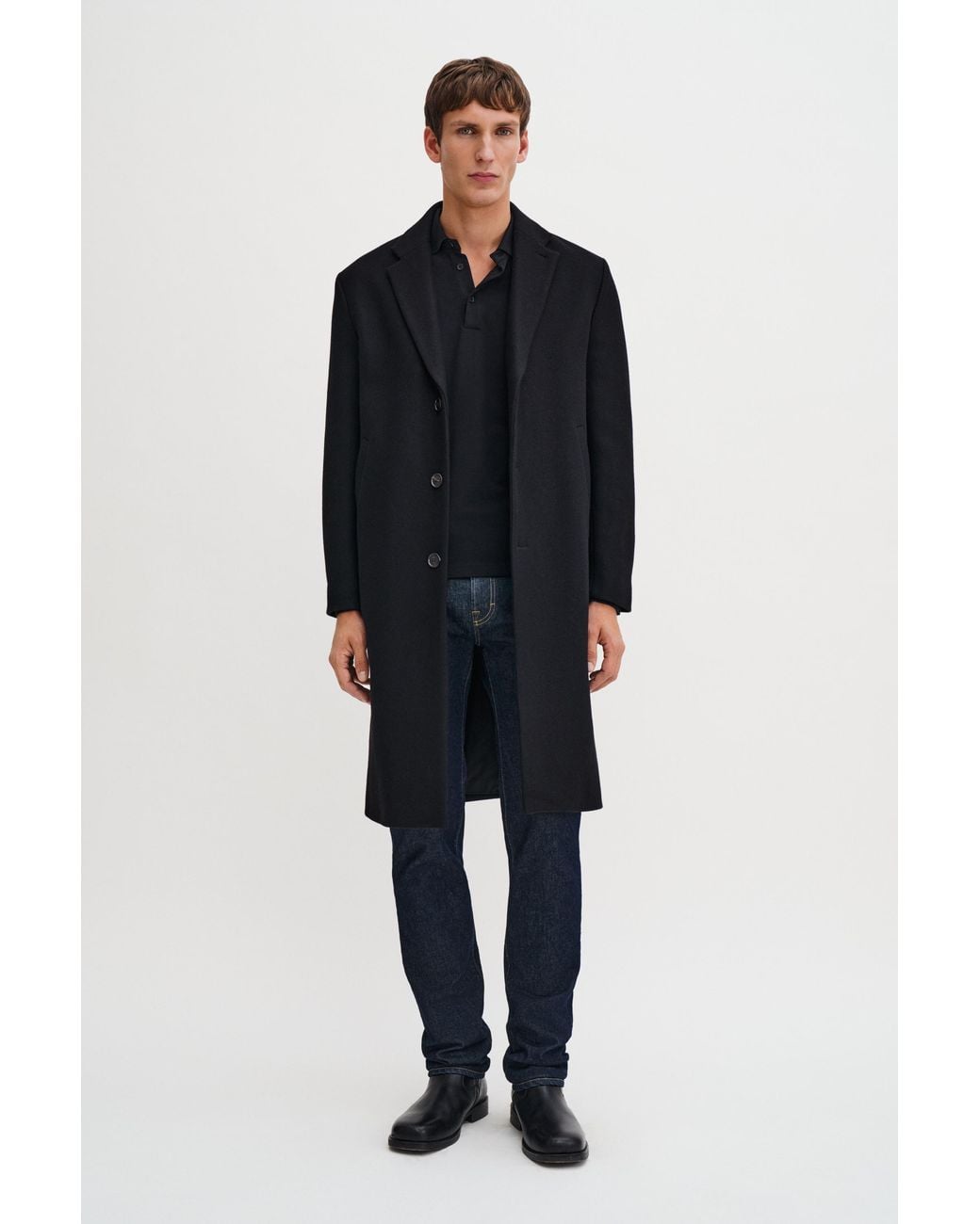 Filippa K Black London Coat for men