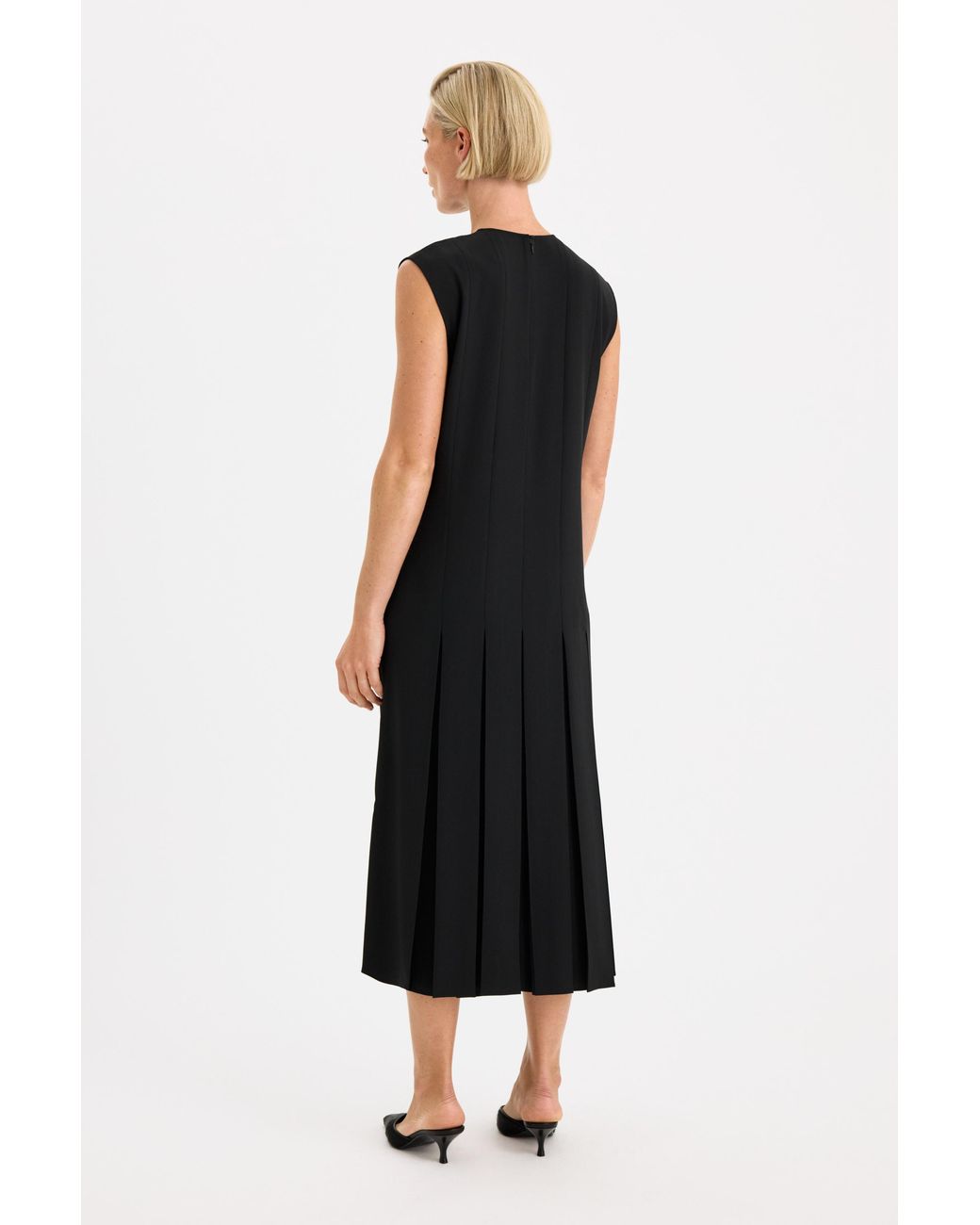 Filippa K Black Pleated Dress