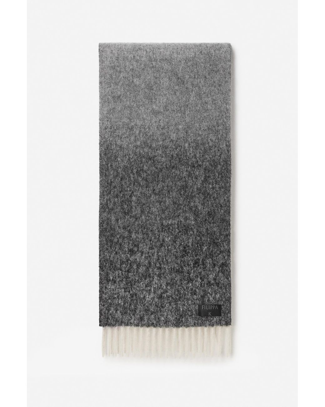 Filippa K Gray Degradé Alpaca Mohair Scarf