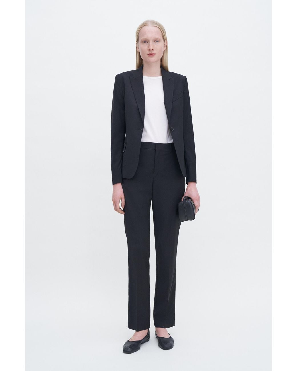 Filippa K Blue Emma Wool Trousers