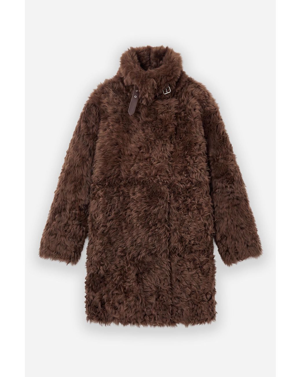 Filippa K Brown Reversible Shearling Coat