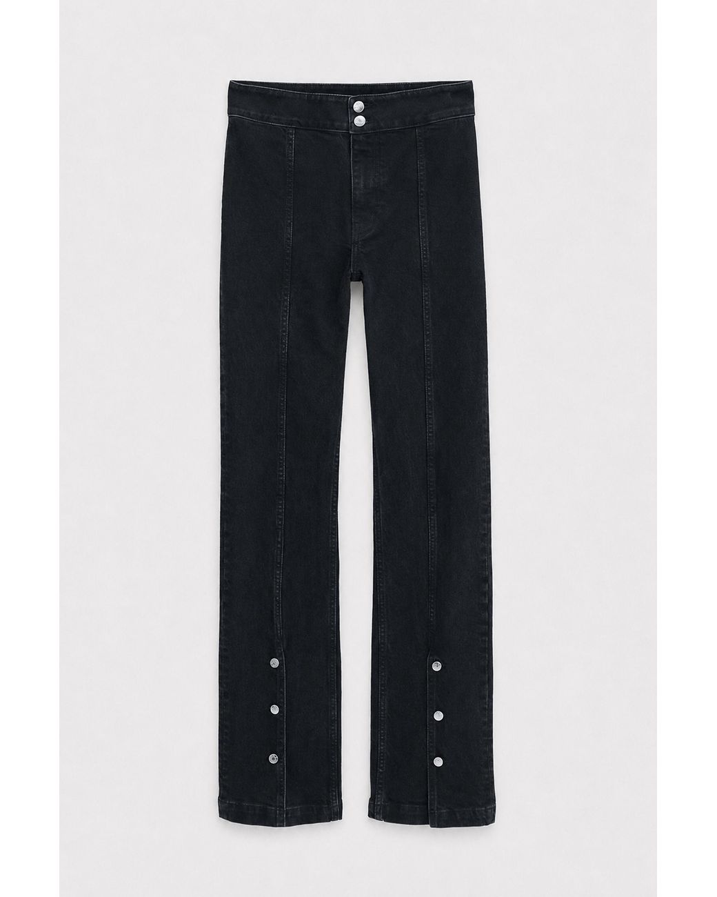 Filippa K Blue 90S Stretch Button Front Jeans