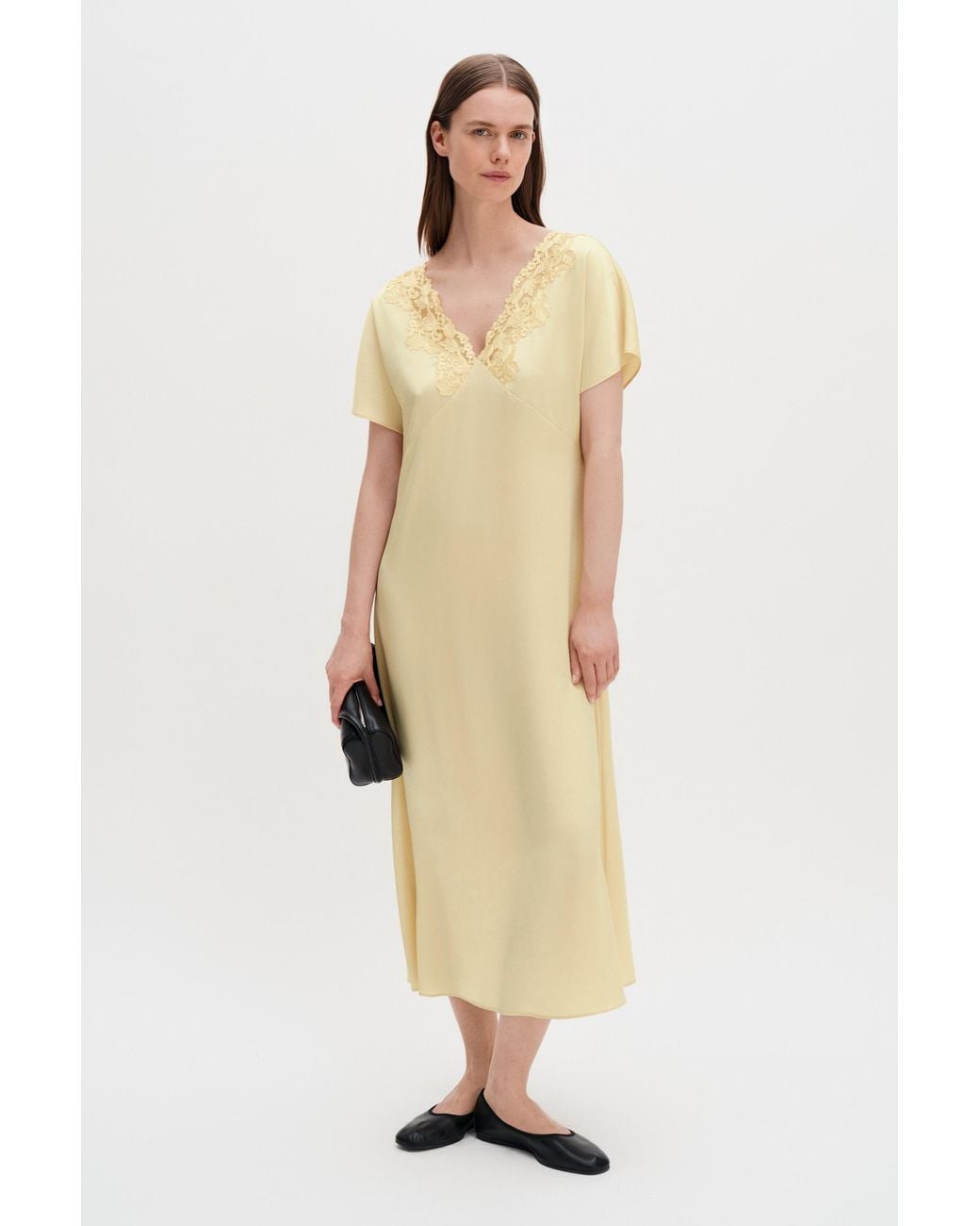 Filippa K Natural Lace Detail Dress