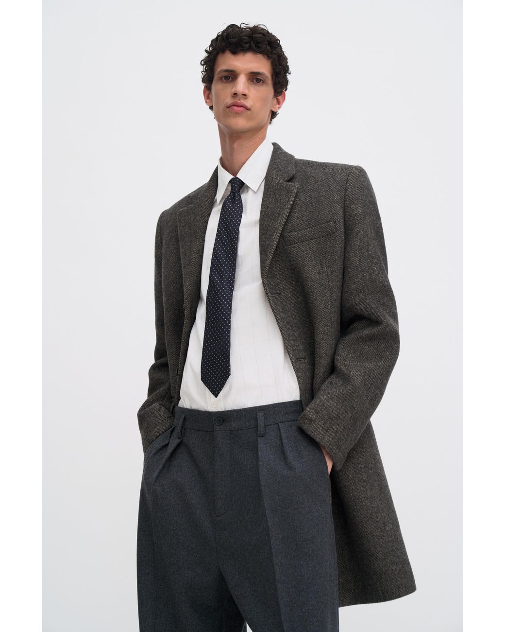 Filippa K Blue William Twill Coat for men