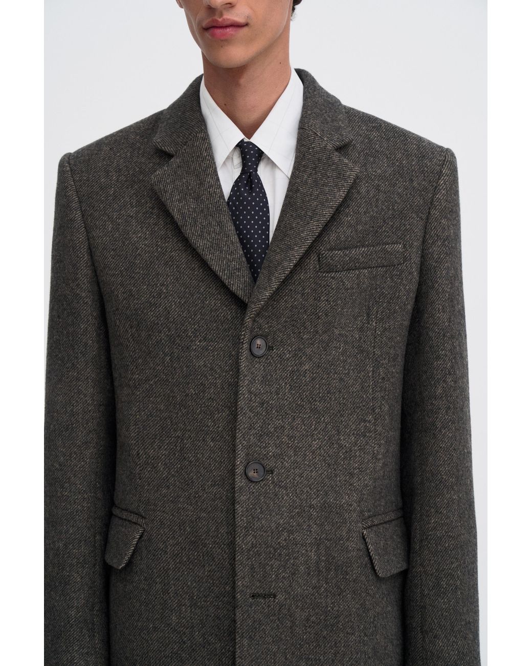 Filippa K Blue William Twill Coat for men