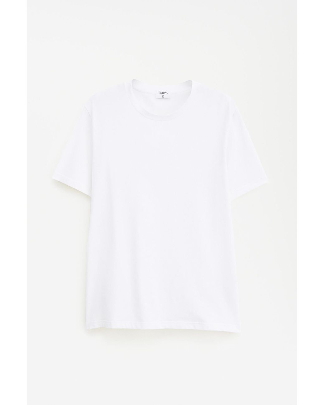 Filippa K White Stretch Cotton Tee for men