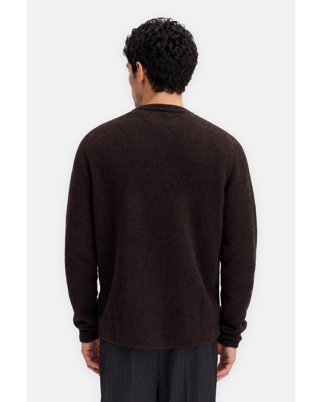 Filippa K Black Wool Yak Sweater for men