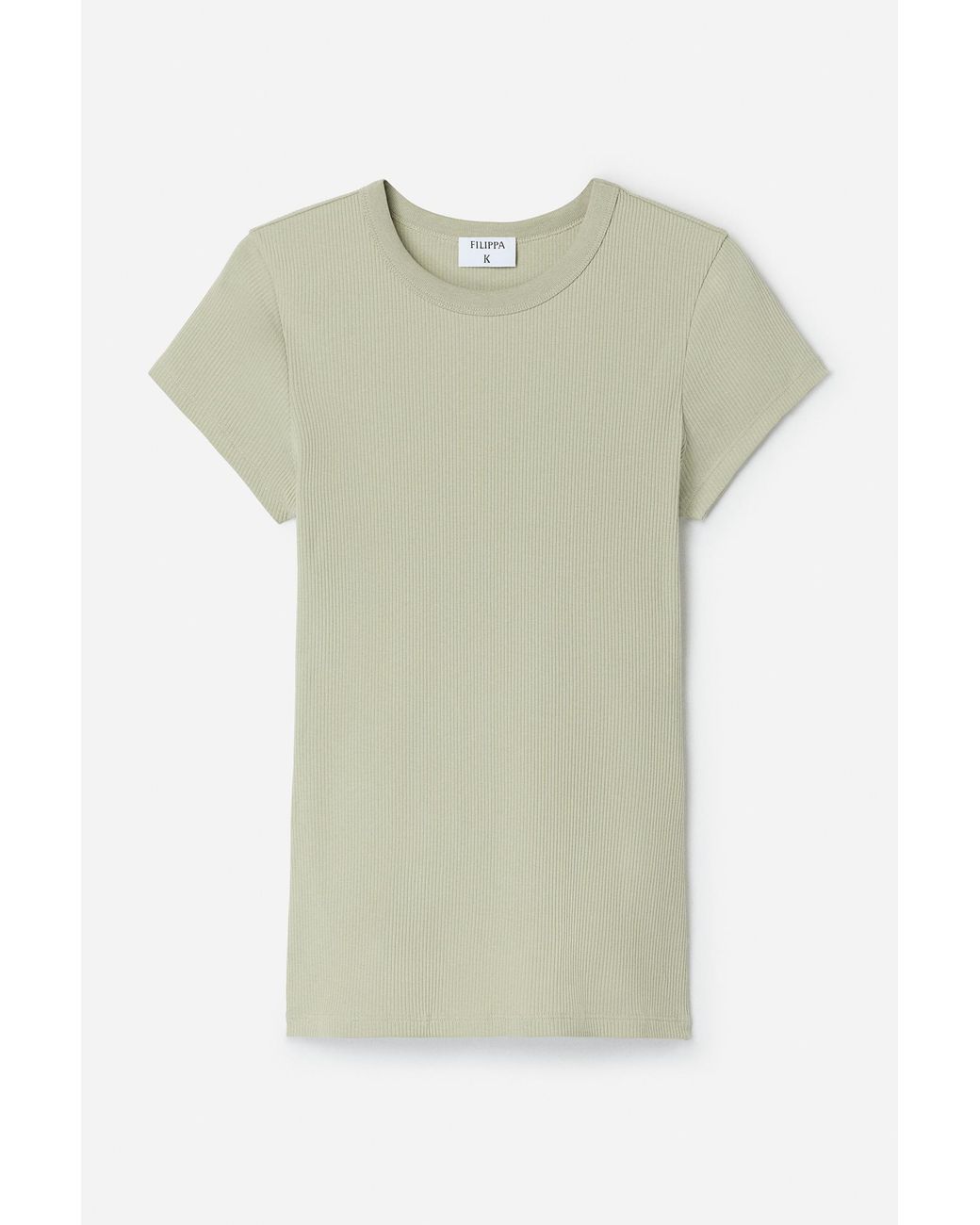 Filippa K Green Fine Rib Tee