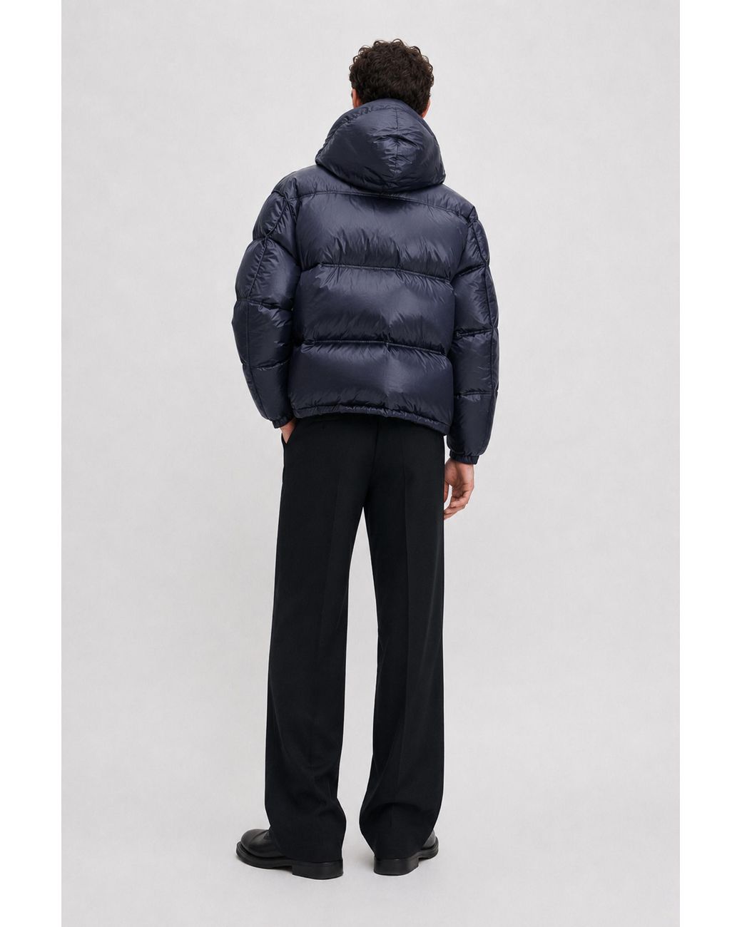 Filippa K Blue Puffer Down Jacket for men