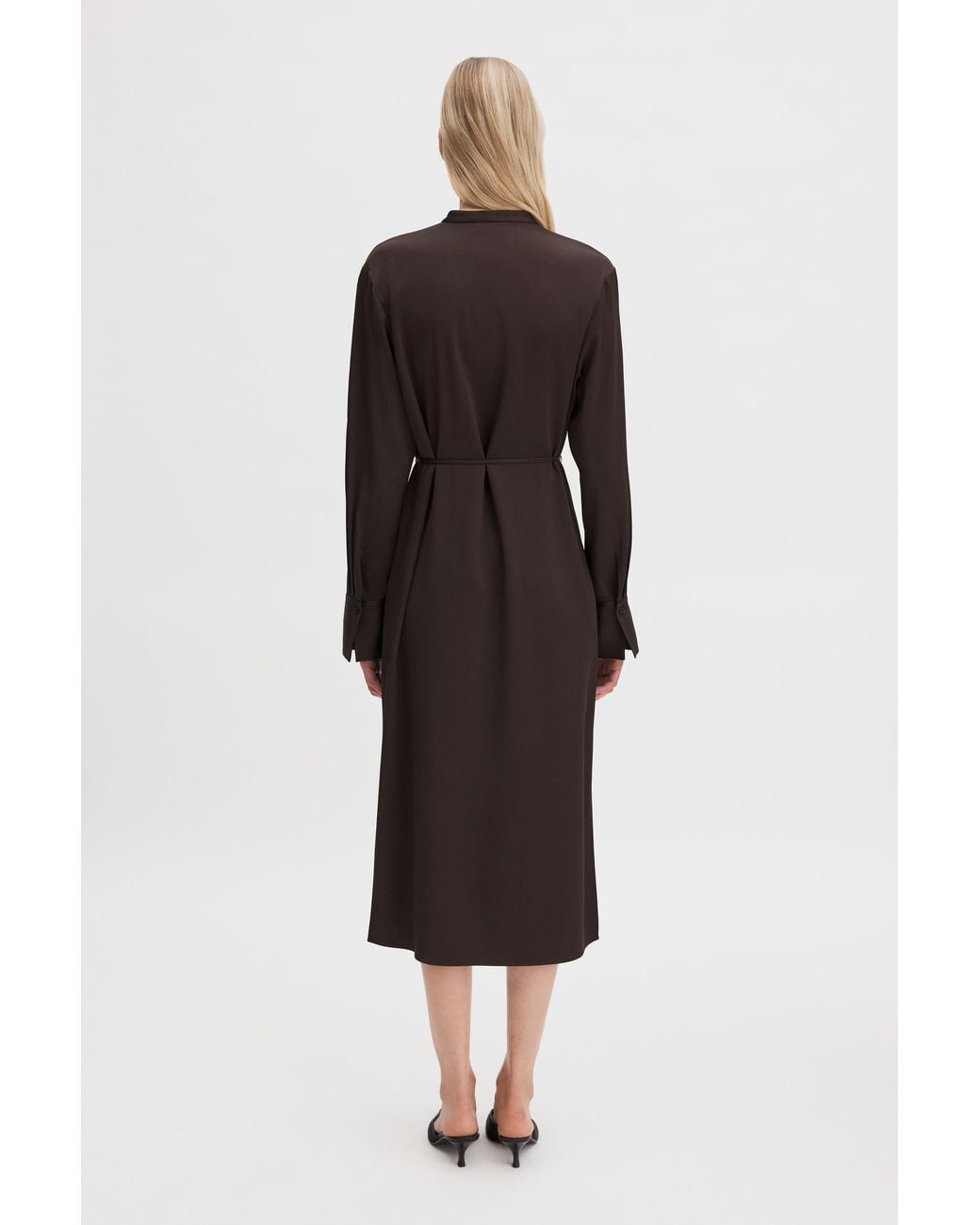 Filippa K Blue Half Placket Dress