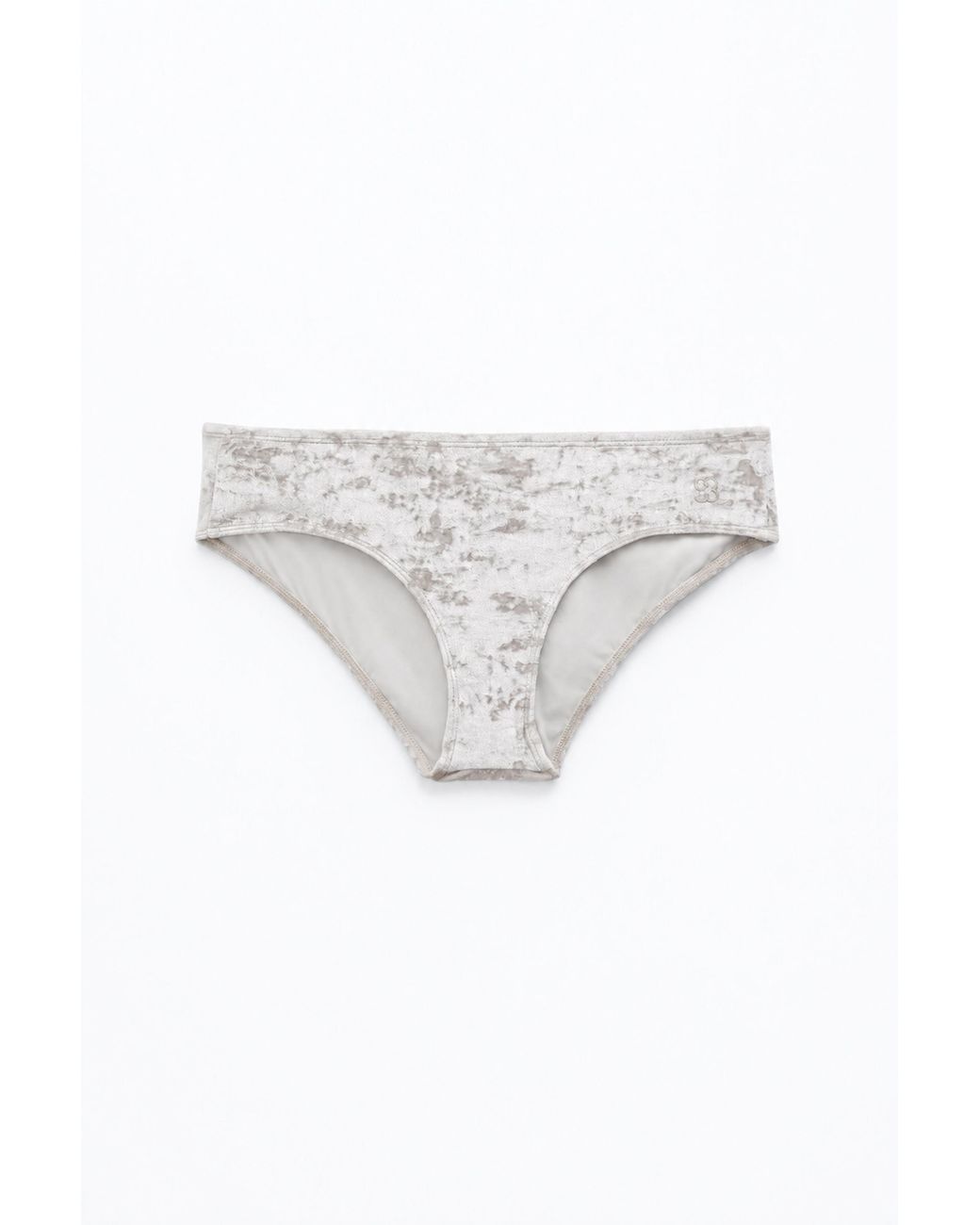 Filippa K White Velvet Hipster Swim Briefs