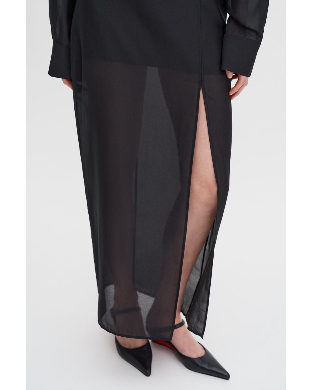 Filippa K Black Slip Skirt