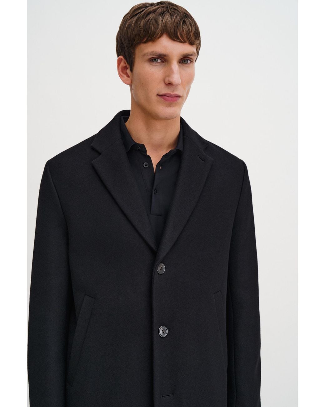 Filippa K Black London Coat for men