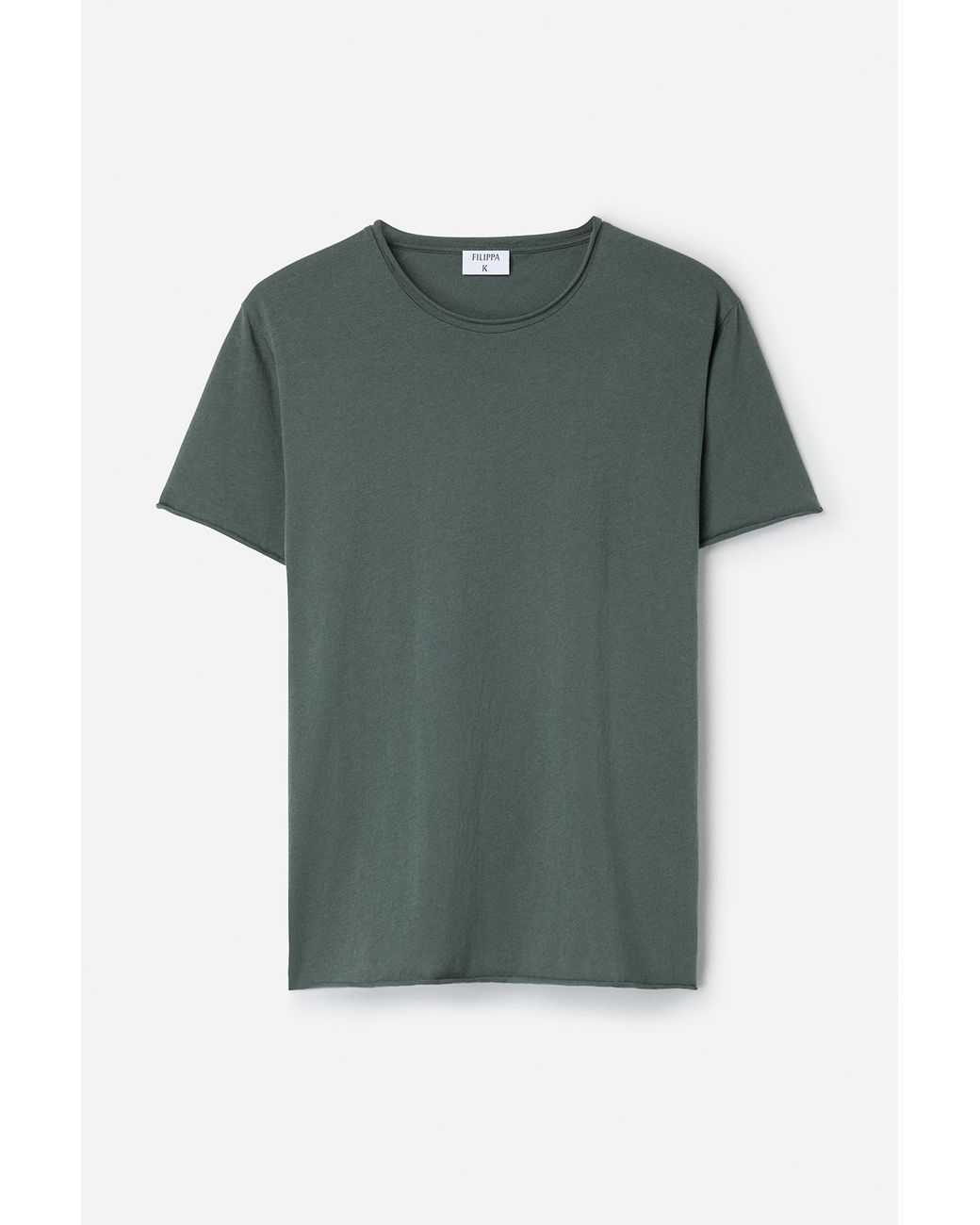 Filippa K Blue Roll Neck Tee for men