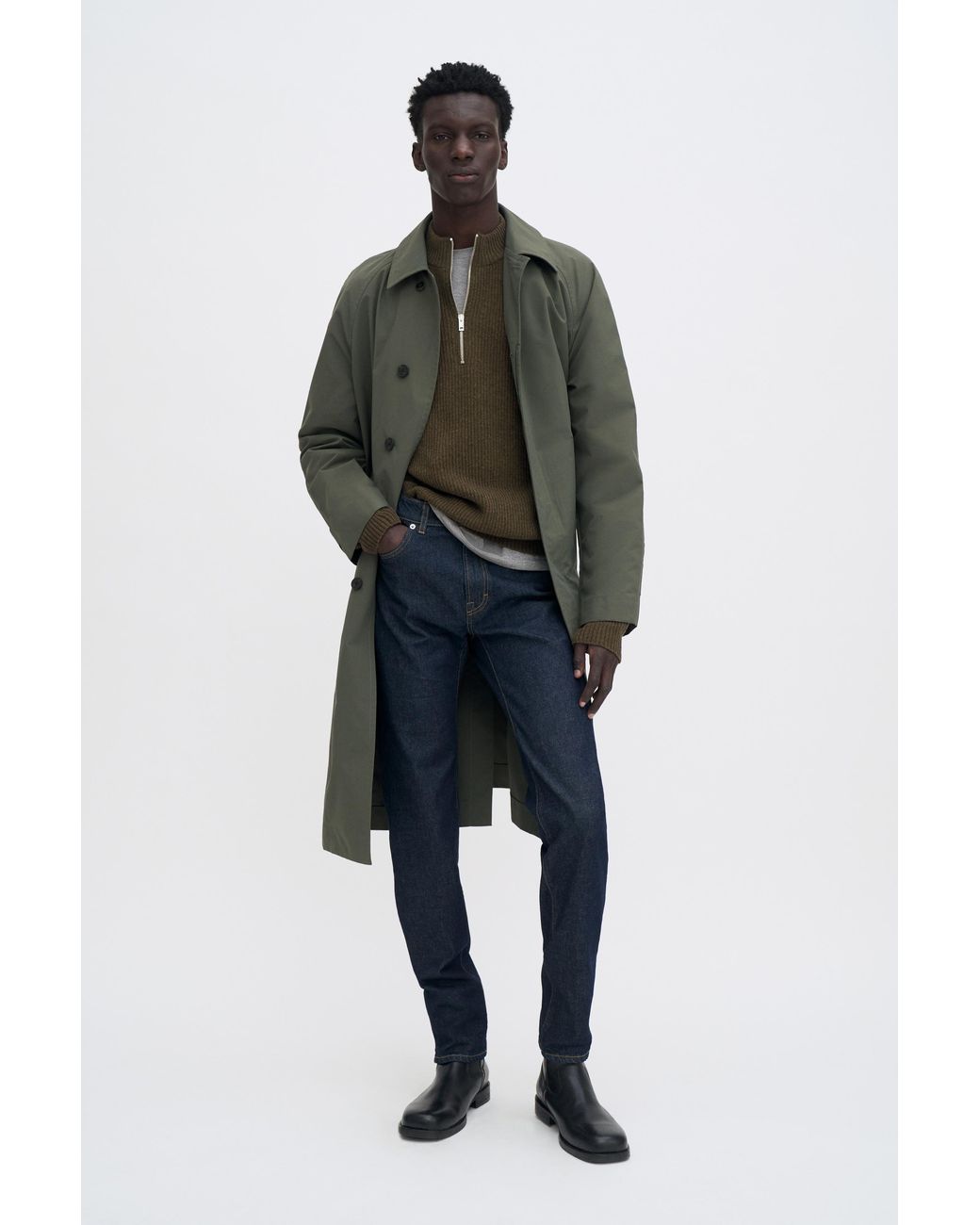 Filippa K Wool Half Zip Sweater for Men | Lyst
