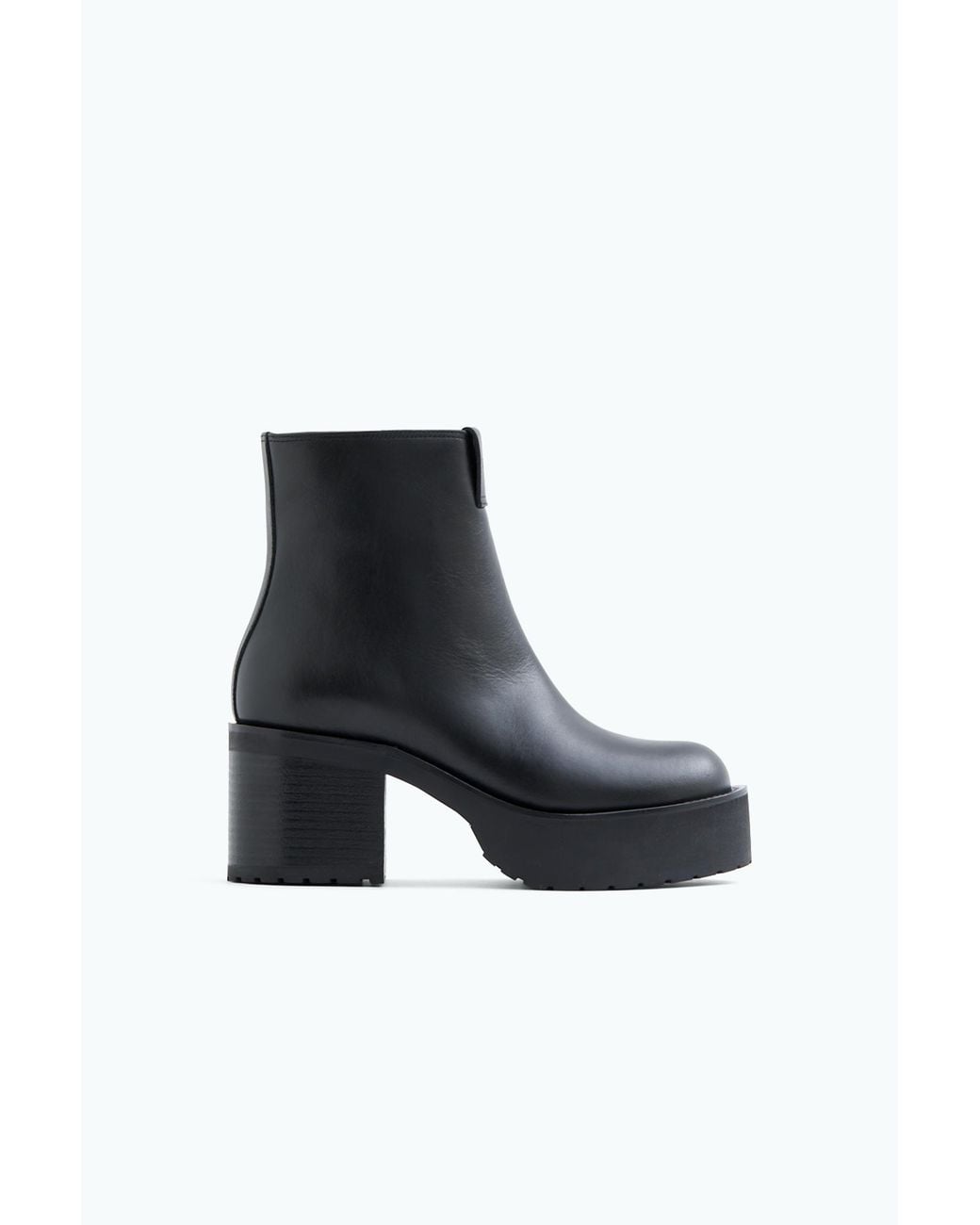 Filippa K White Round Toe Ankle Boots