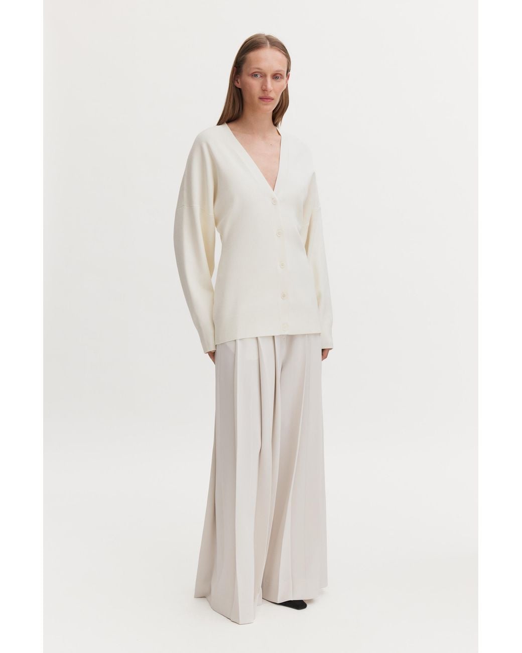 Filippa K White Hourglass Cardigan