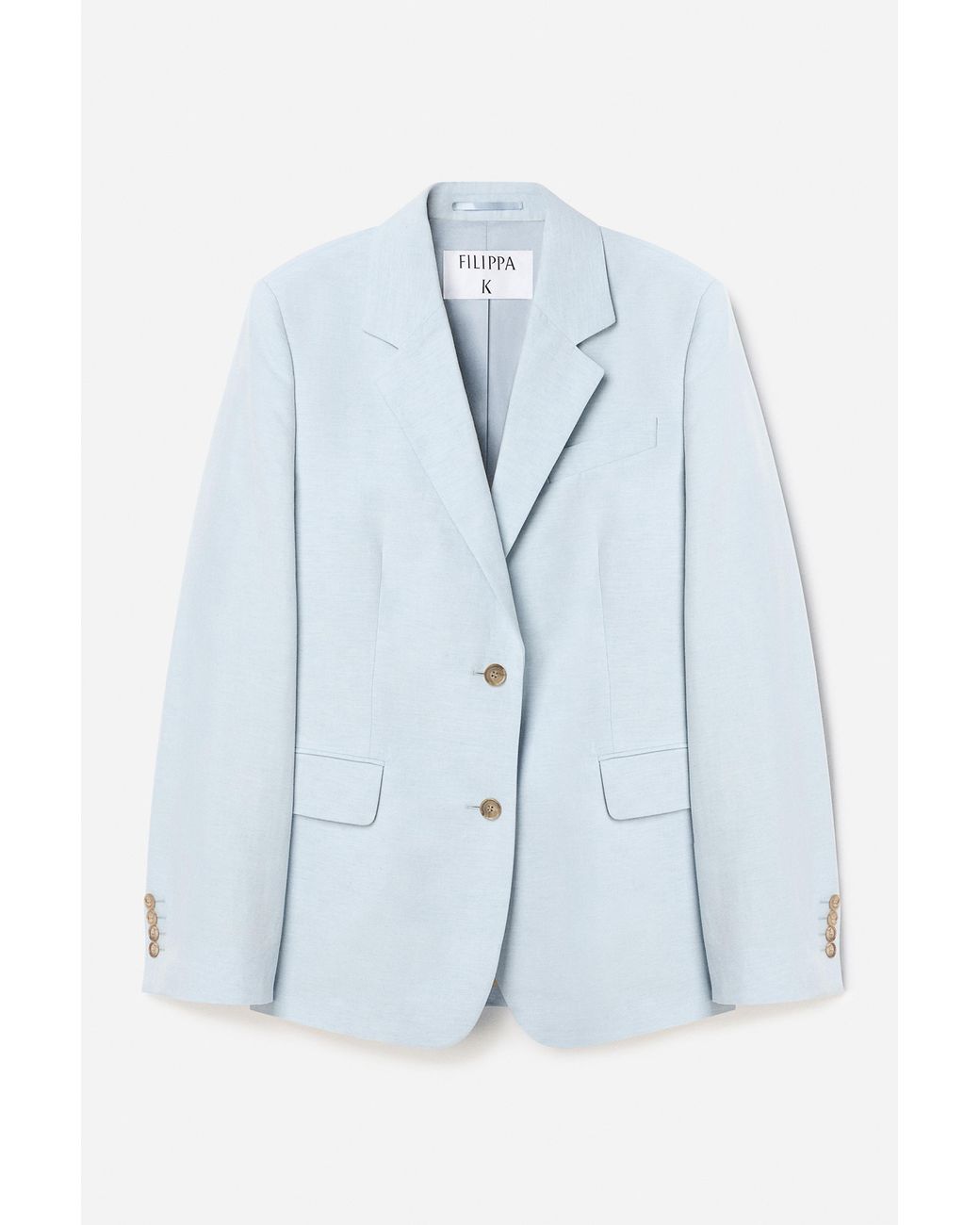 Filippa K Blue Delilah Linen Blazer