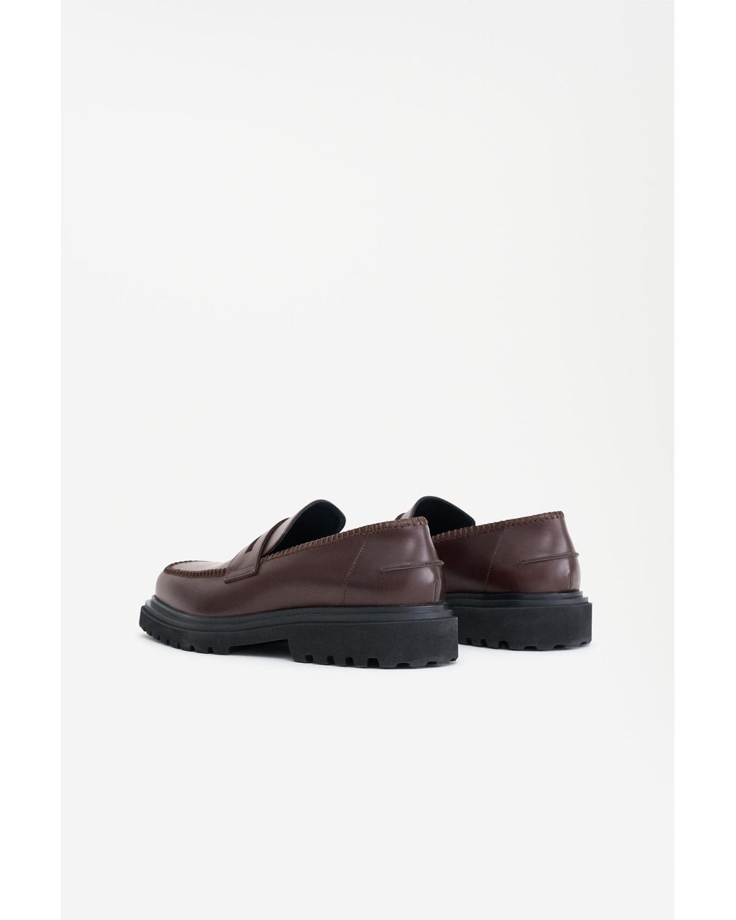 Filippa K Brown Penny Leather Loafers for men