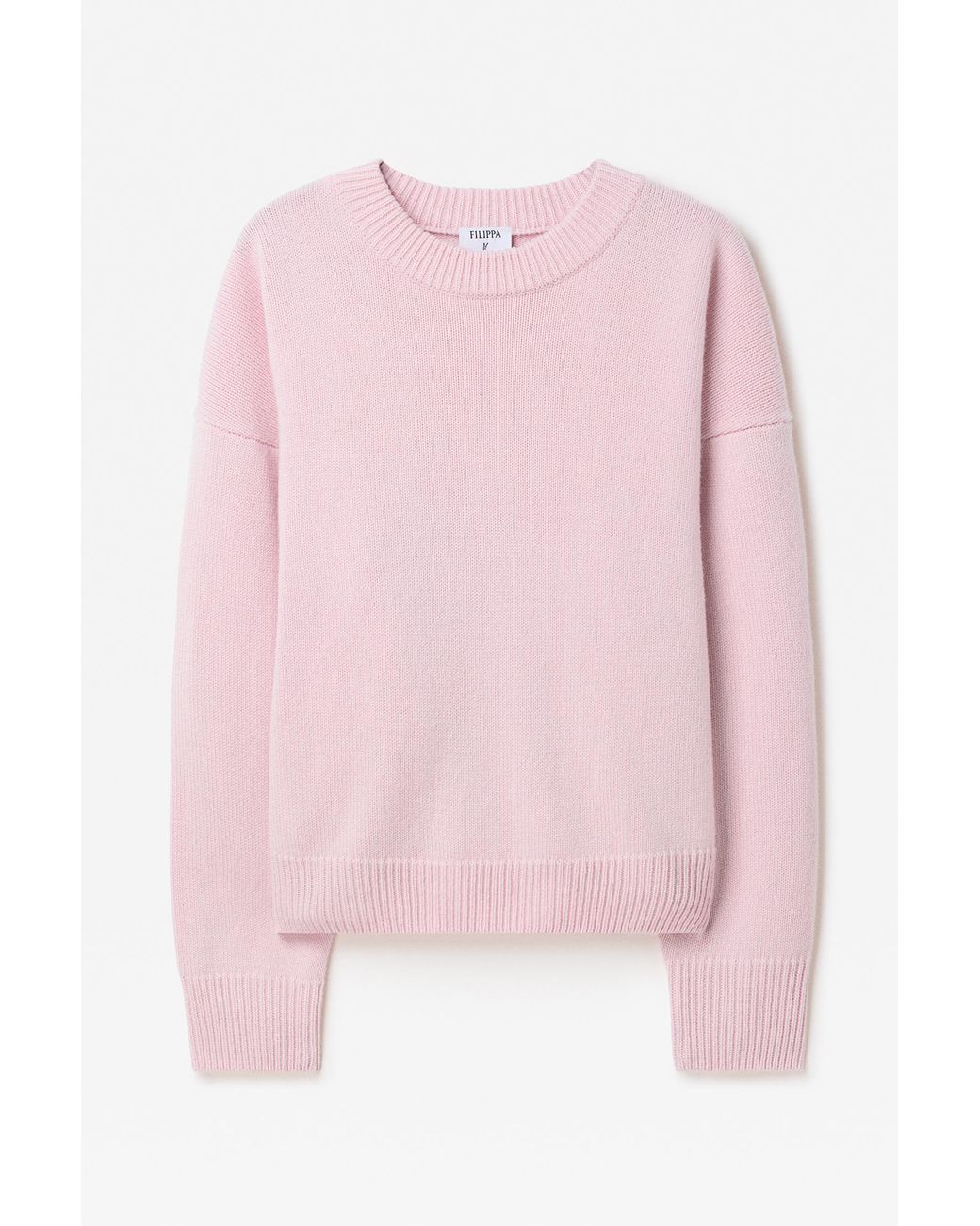 Filippa K Pink Wool Cashmere Crewneck Sweater