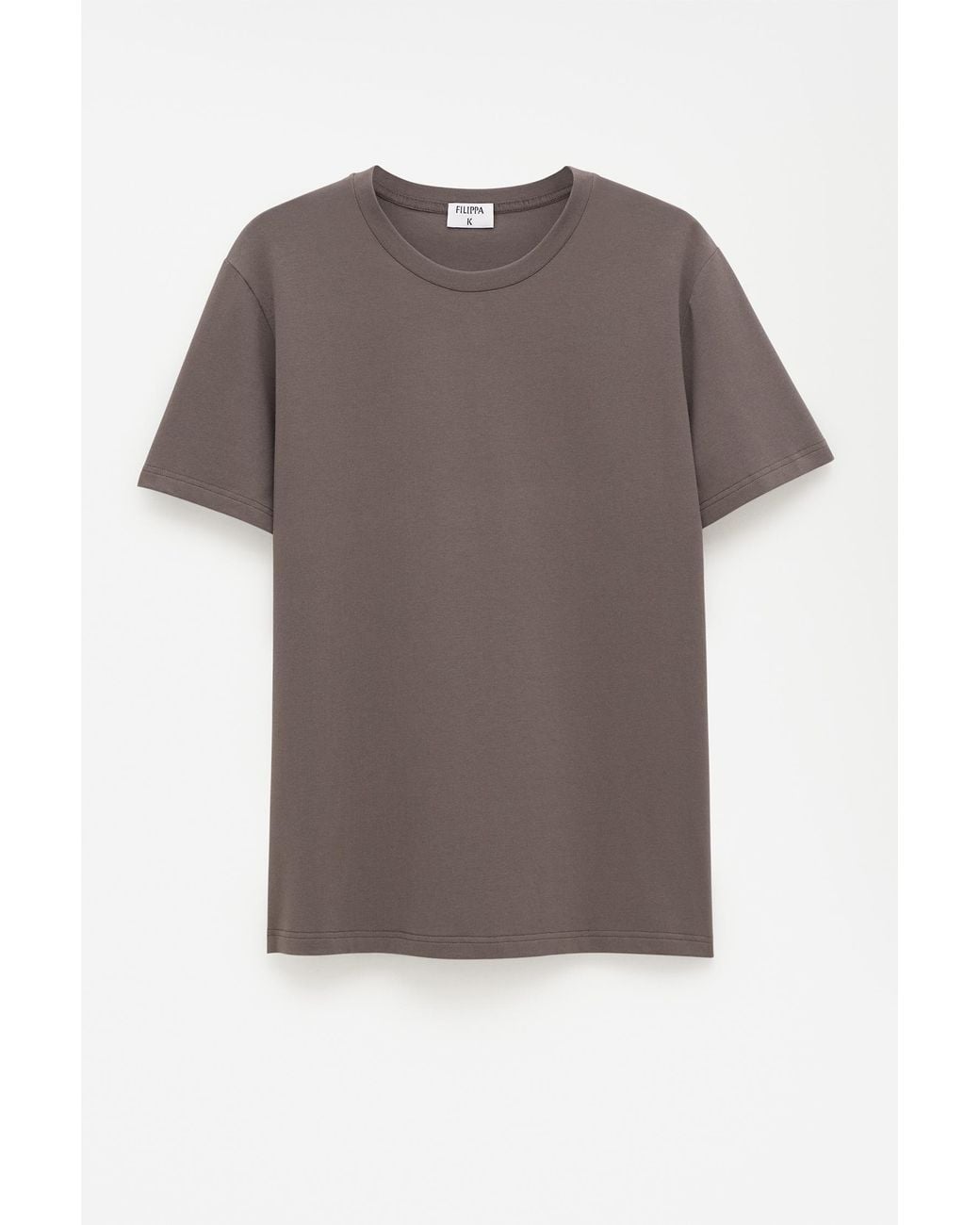 Filippa K Brown Stretch Cotton Tee for men