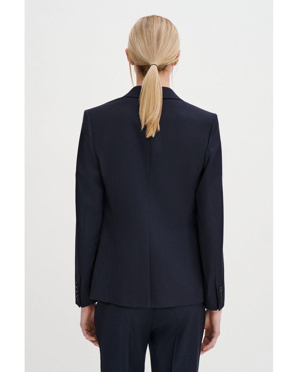 Filippa K Blue Sasha Cool Wool Blazer