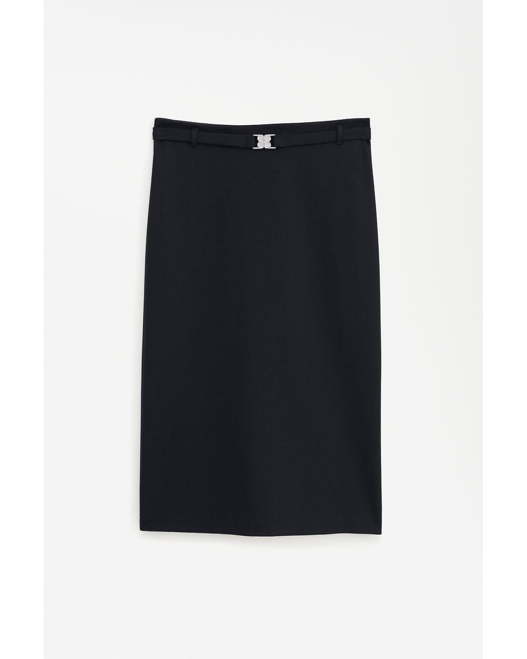 Filippa K Blue Belted Jersey Skirt