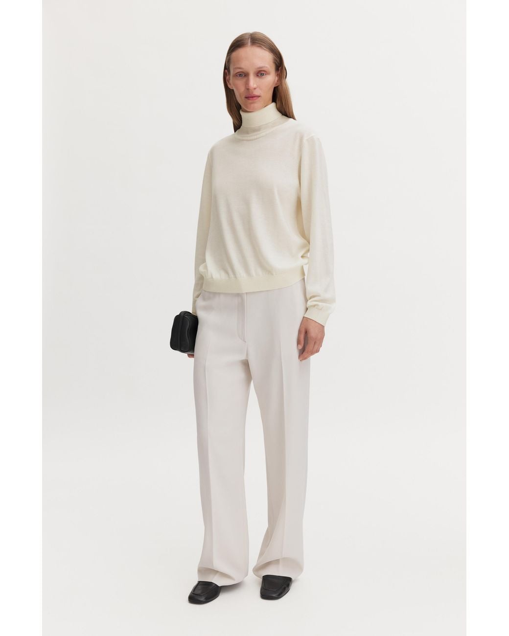 Filippa K Natural Merino Turtleneck Sweater