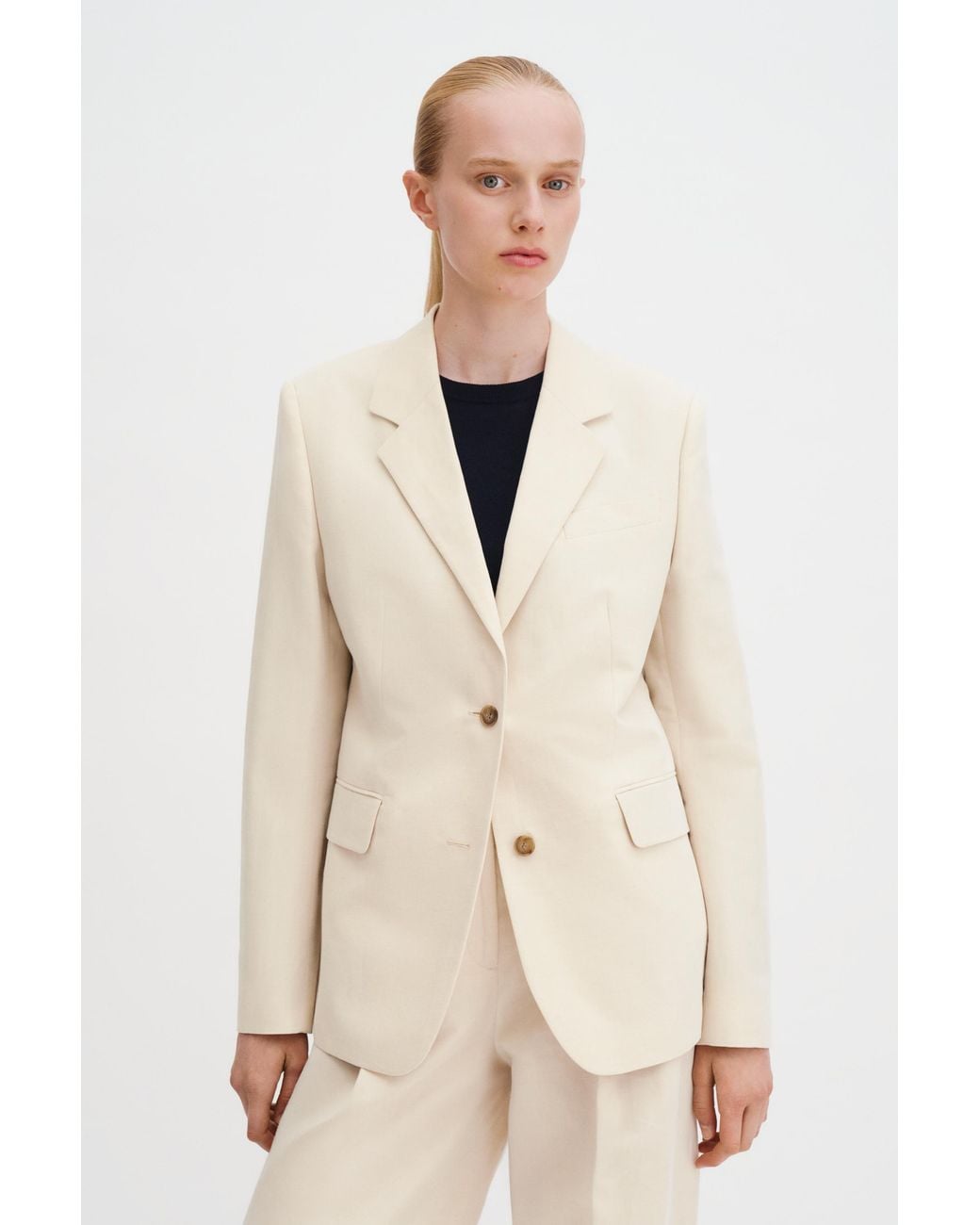 Filippa K Natural Delilah Linen Blazer