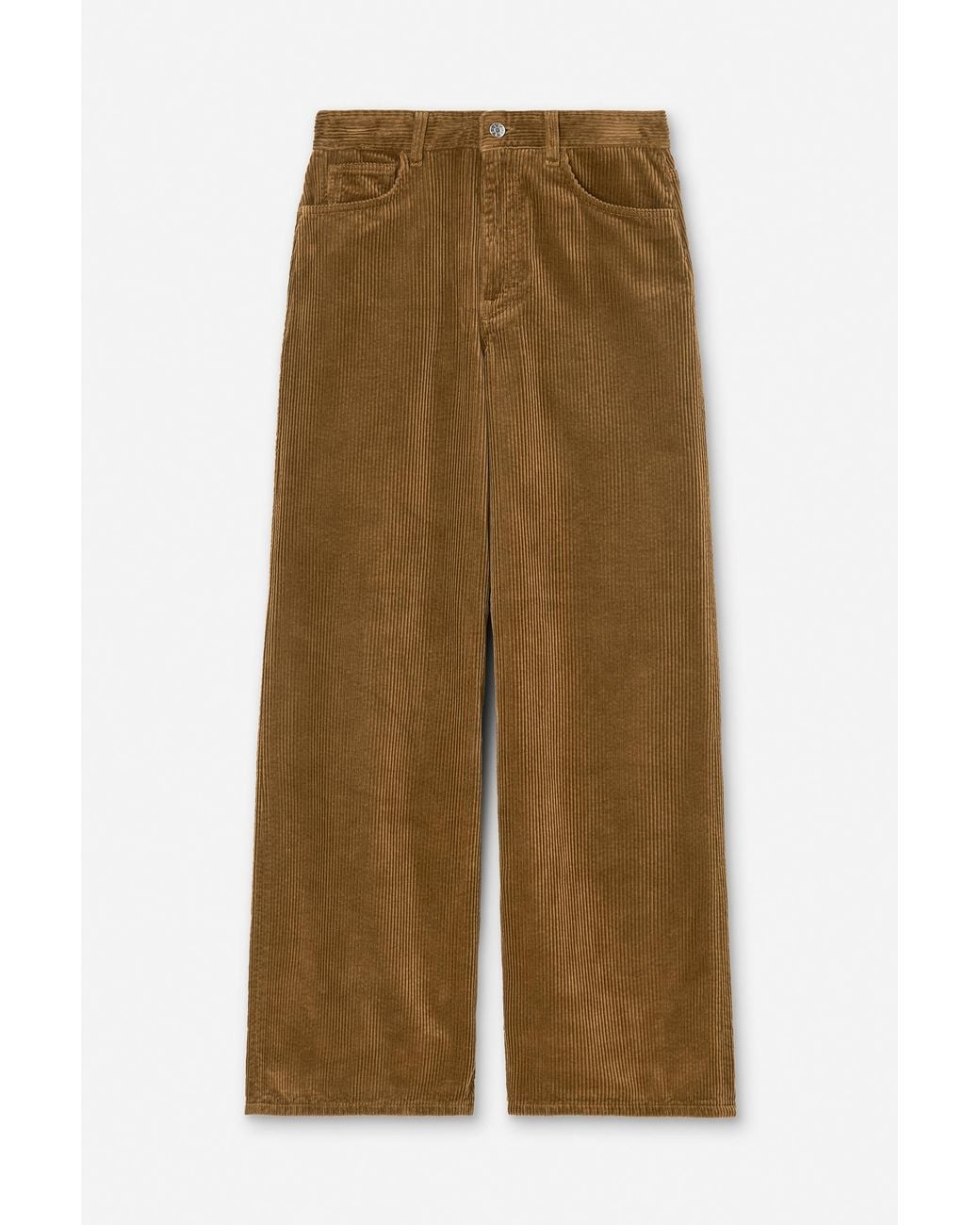 Filippa K Brown Wide Leg Corduroy Trousers