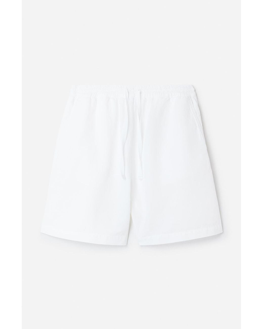 Filippa K White Jessa Linen Shorts