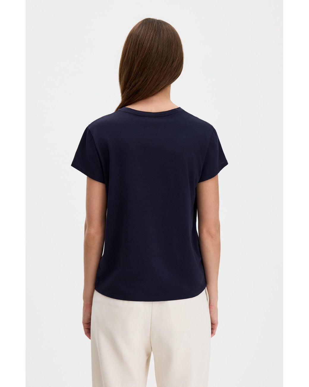 Filippa K Blue Soft Cotton Tee