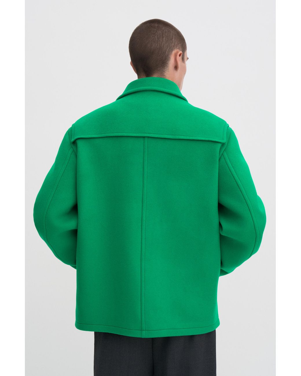 Filippa K Green Wool Donkey Jacket for men
