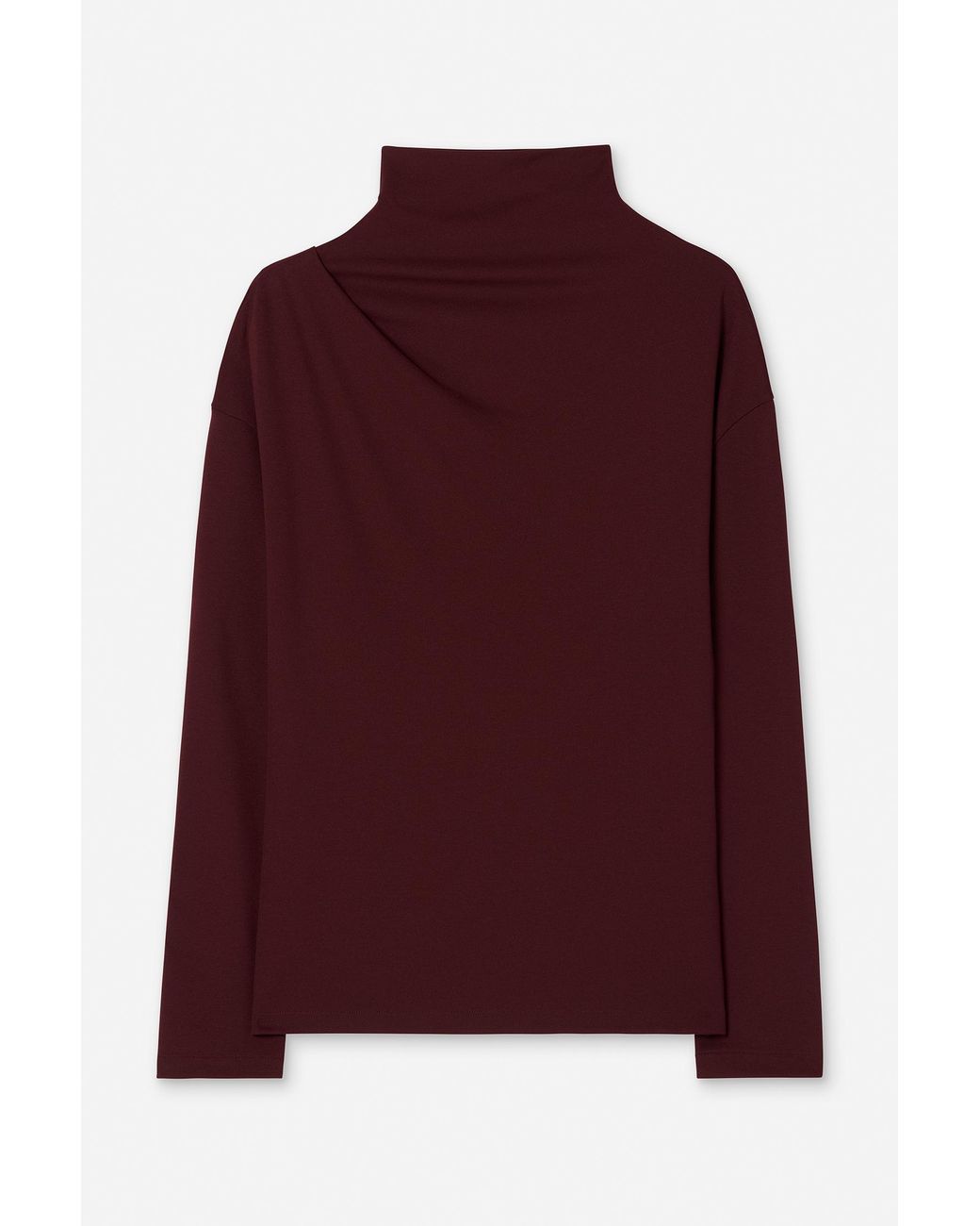 Filippa K Red Twisted Neck Top