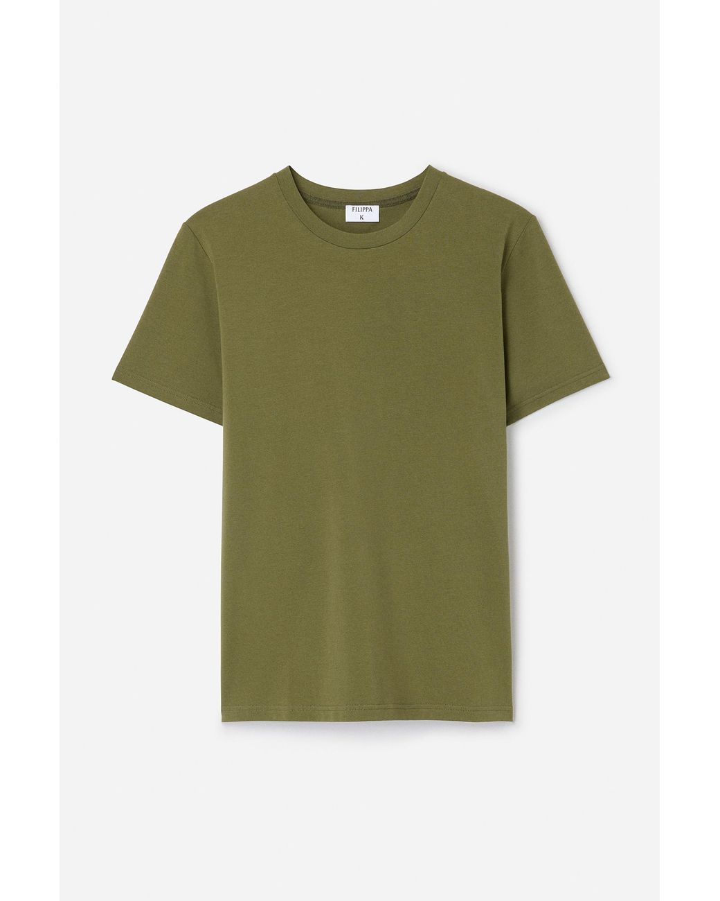 Filippa K Green Stretch Cotton Tee for men