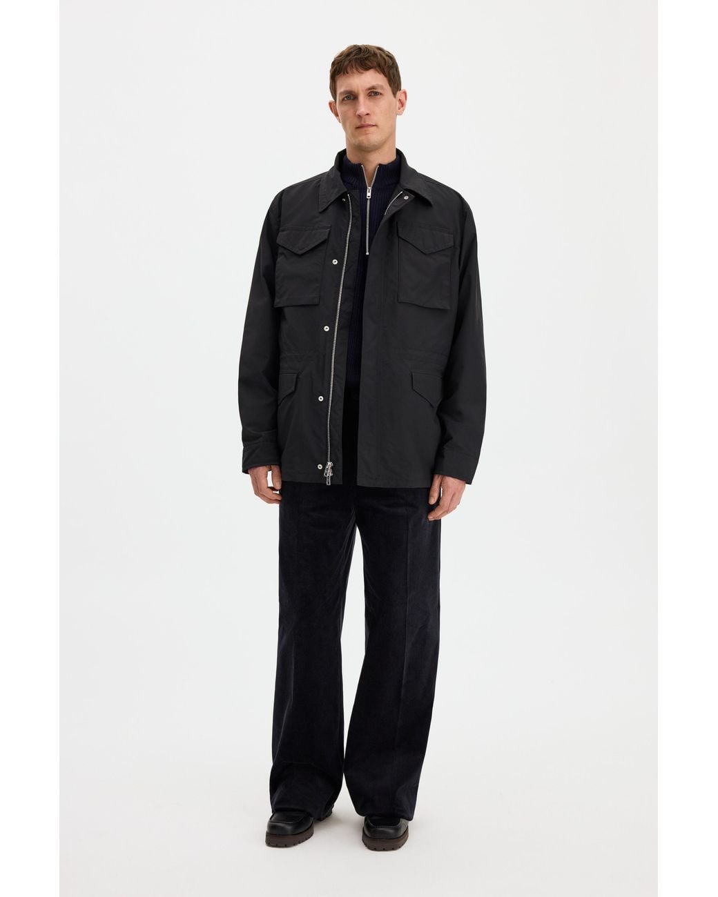 Filippa K Black Field Jacket for men