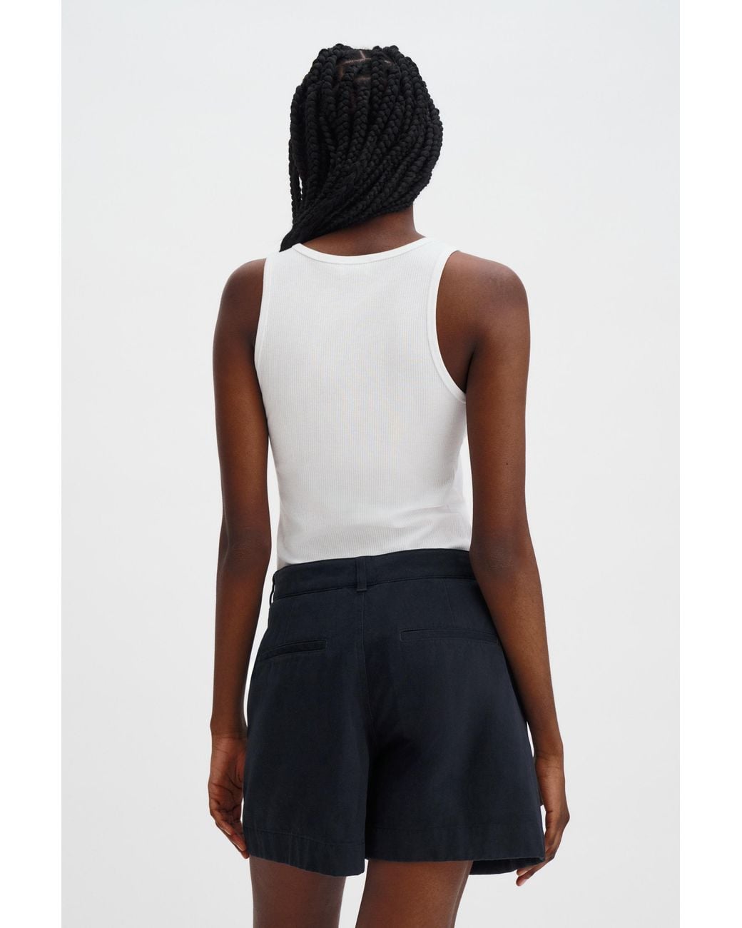 Filippa K Blue Baggy Cotton Shorts