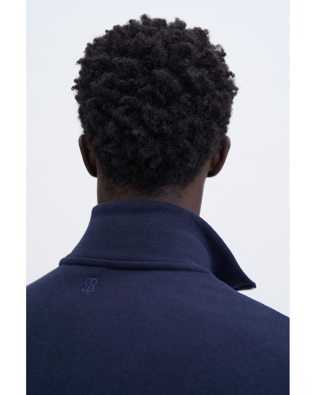 Filippa K Blue Half Zip Sweatshirt for men