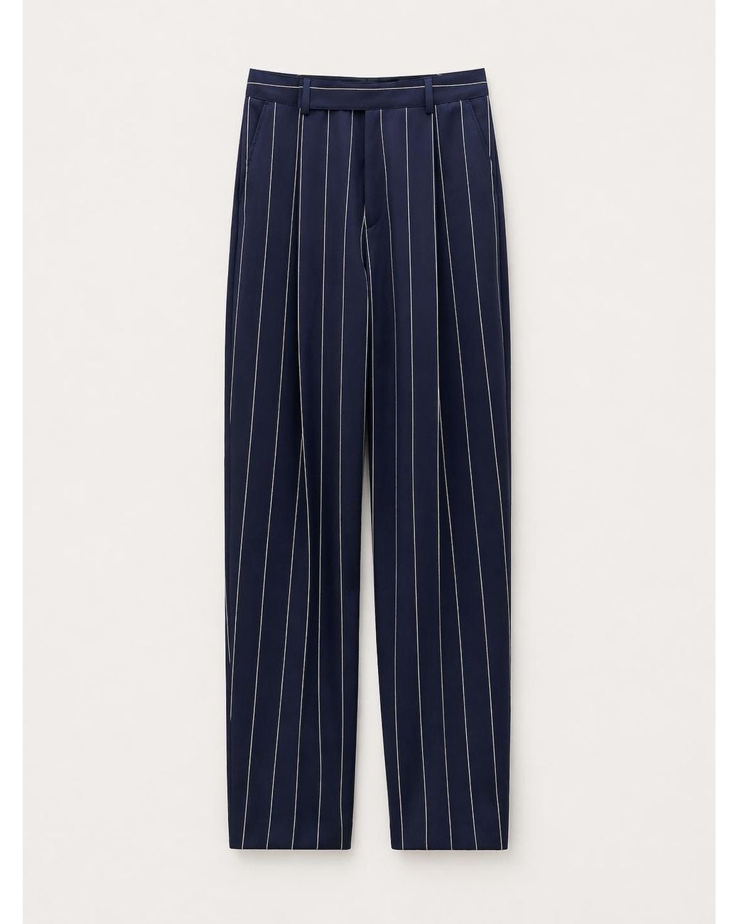 Filippa K Blue Julie Pinstripe Trousers