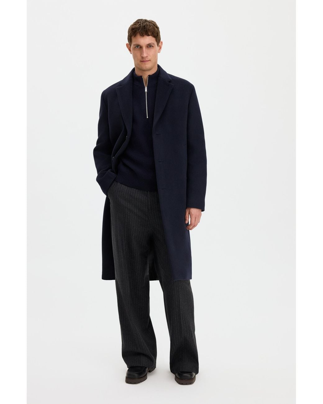 Filippa K Blue London Coat for men
