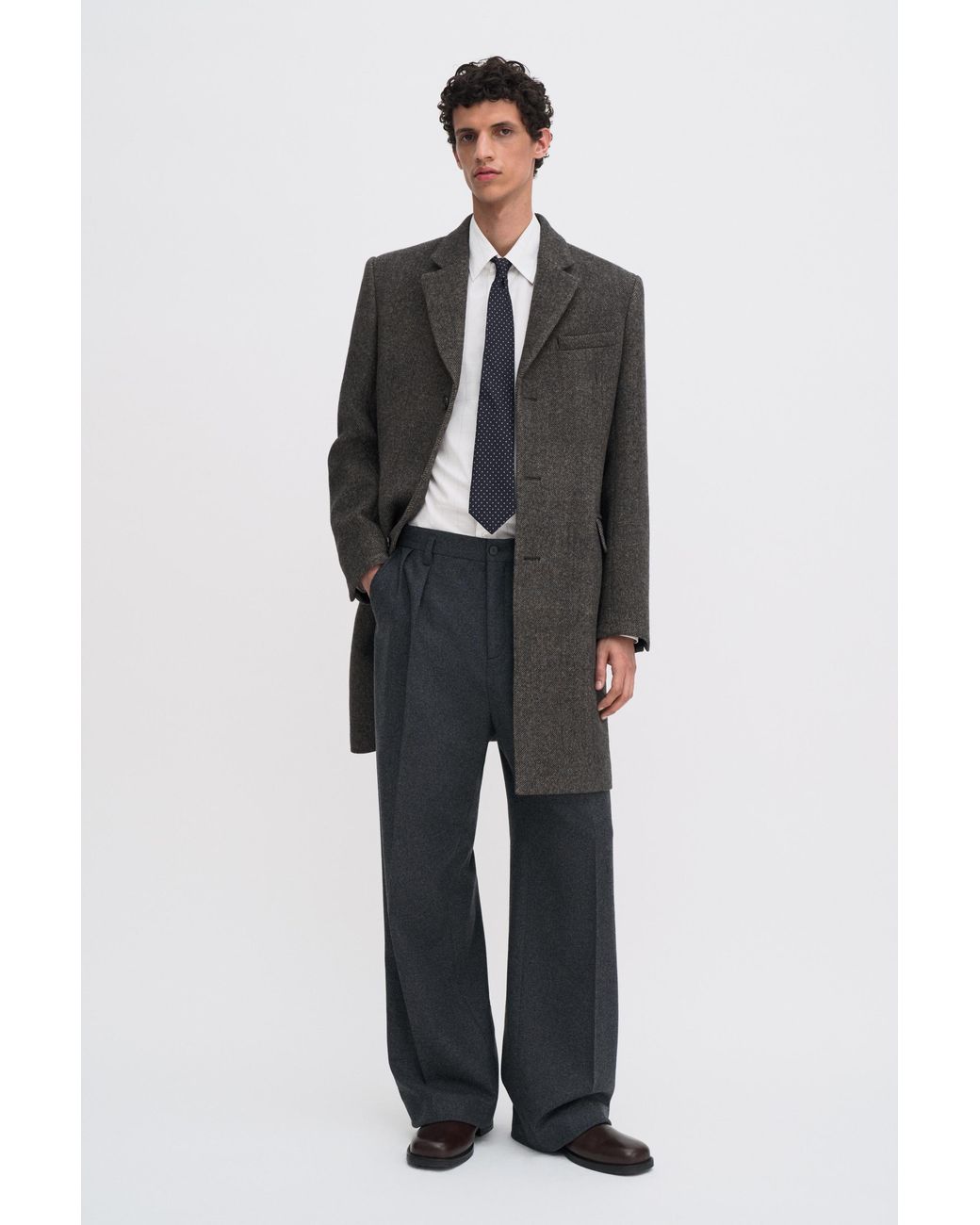 Filippa K Blue William Twill Coat for men