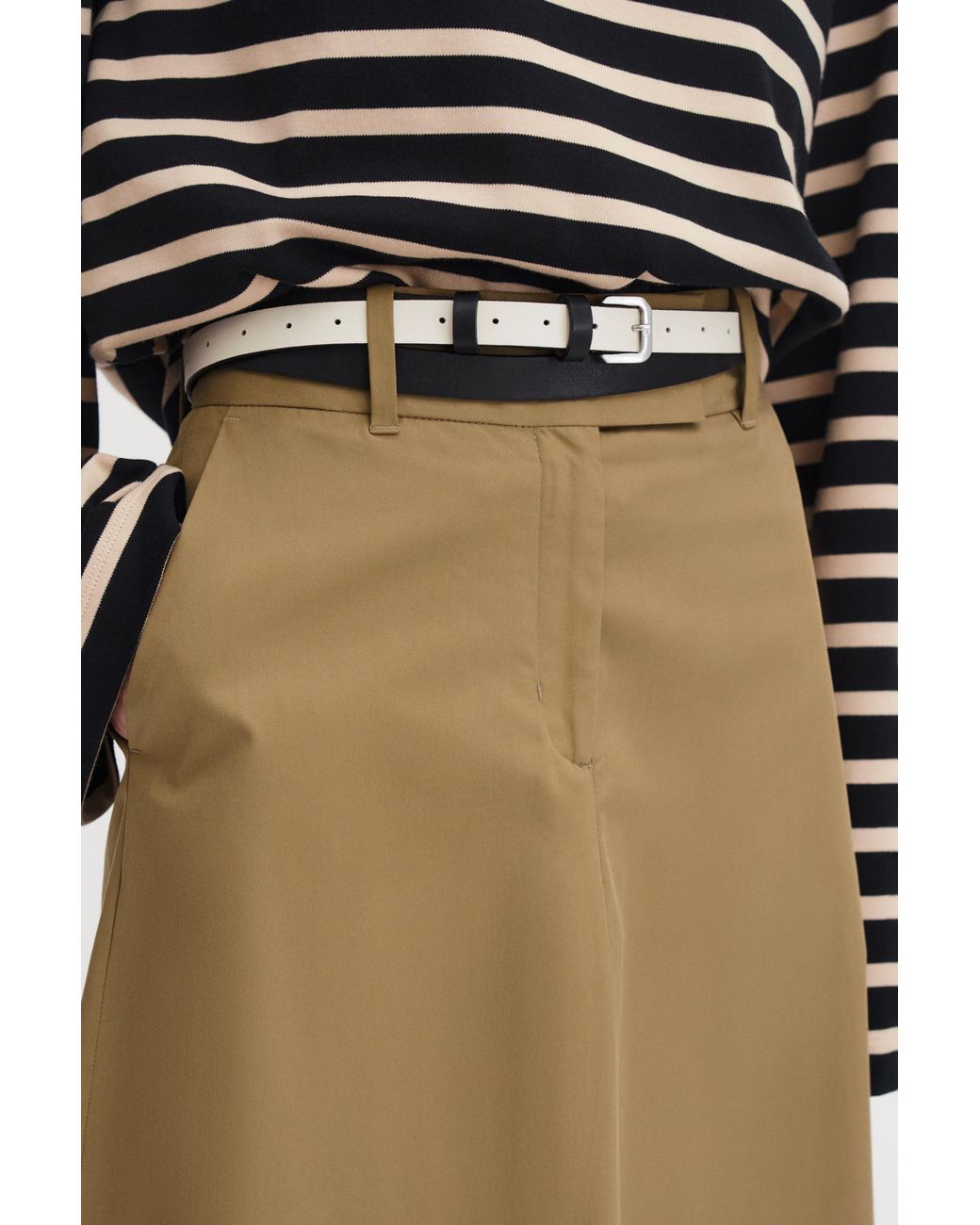 Filippa K Multicolor Two-Tone Leather Wrap Belt