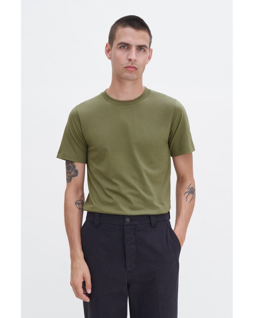Filippa K Green Classic Cotton Tee for men