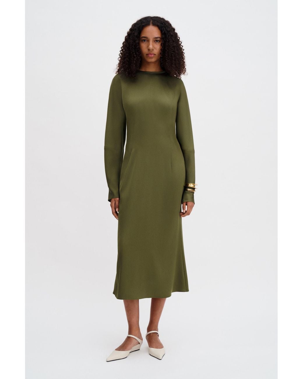 Filippa K Green Batwing Dress