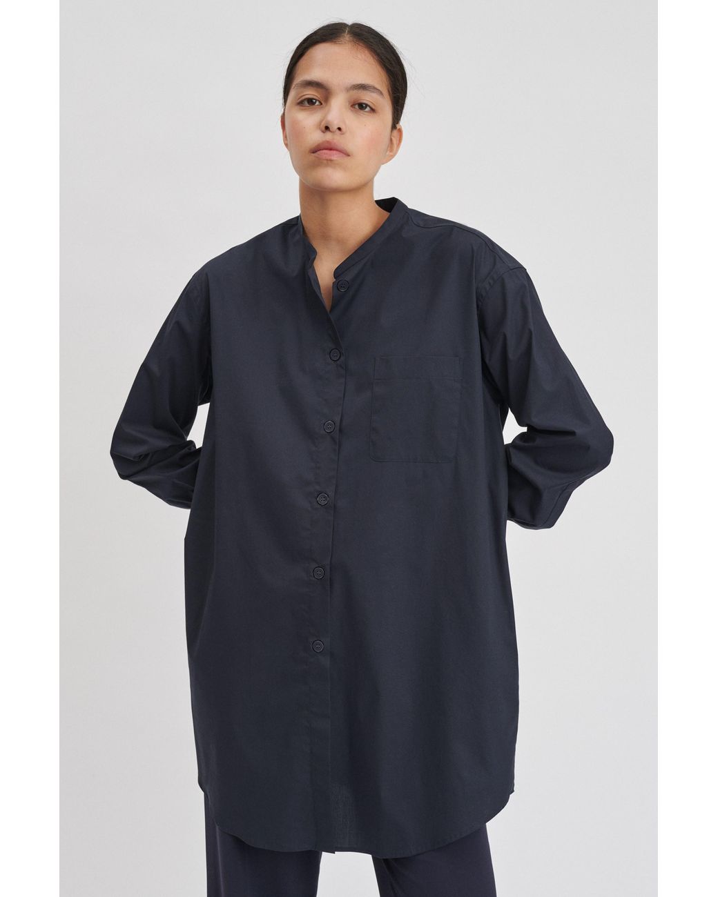 Filippa K Cotton Poplin Shirt Dress in 