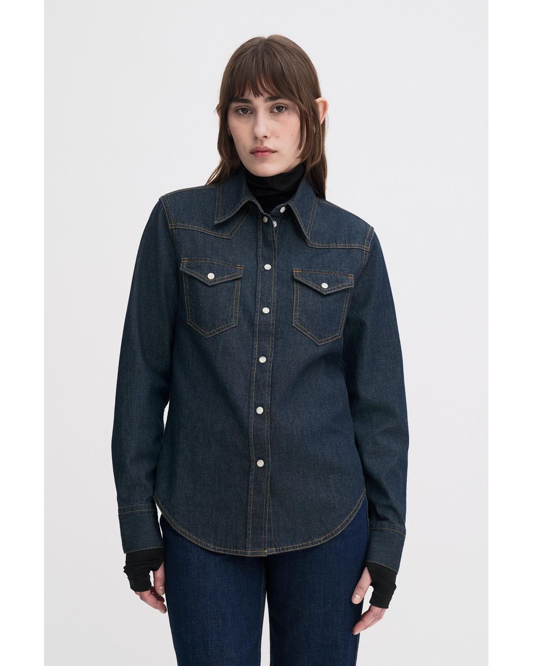 Filippa K Blue Classic Denim Shirt